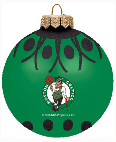 Memory Company Boston Celtics Glitter Ball Ornament