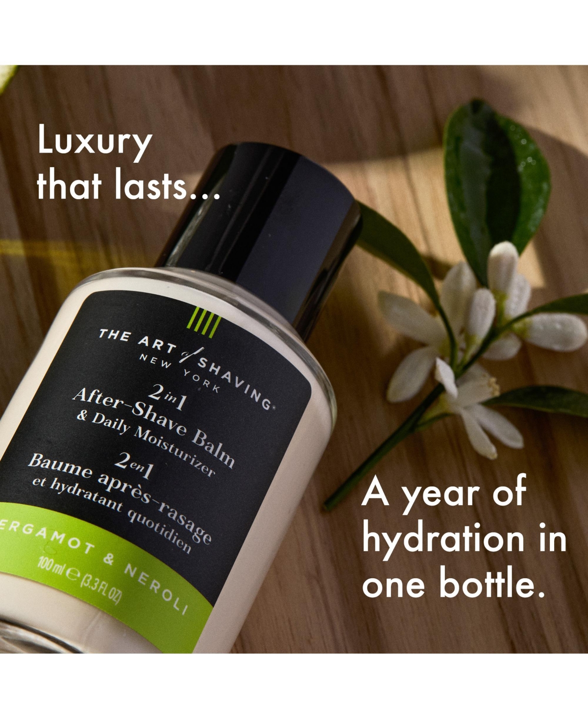 The Art of Shaving After-Shave Balm Bergamot & Neroli, 3.3 Fl Oz