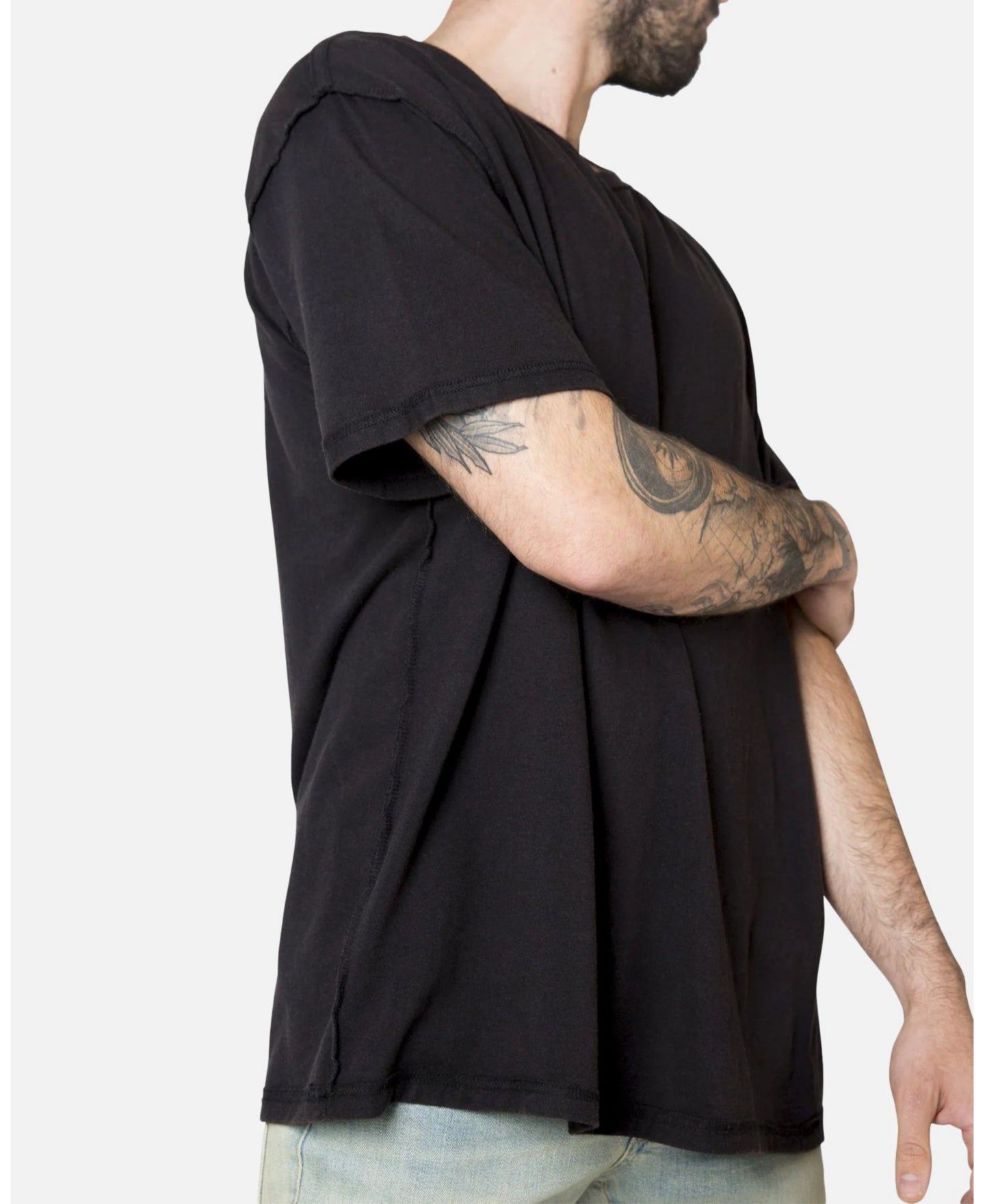 Мужская футболка mnml Inside Out Oversized Dropped-Shoulder — фото 5