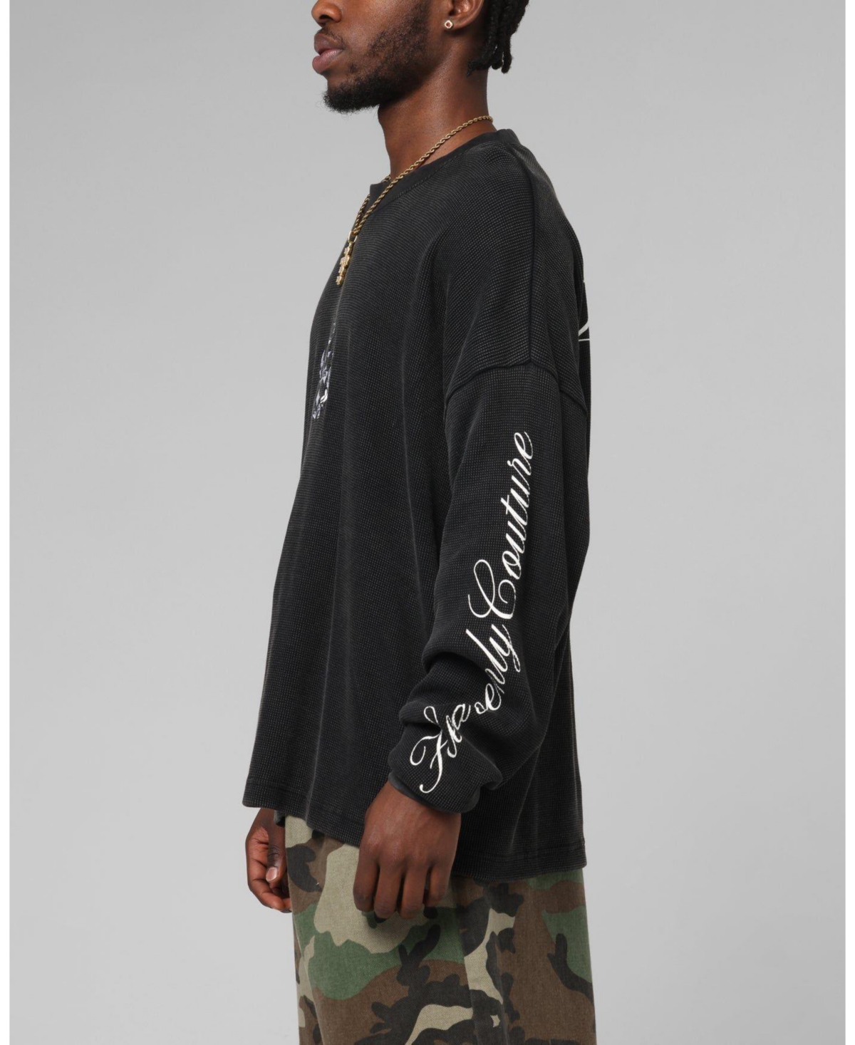 Loiter Men's Purity Oversized Long-Sleeve Graphic T-Shirt