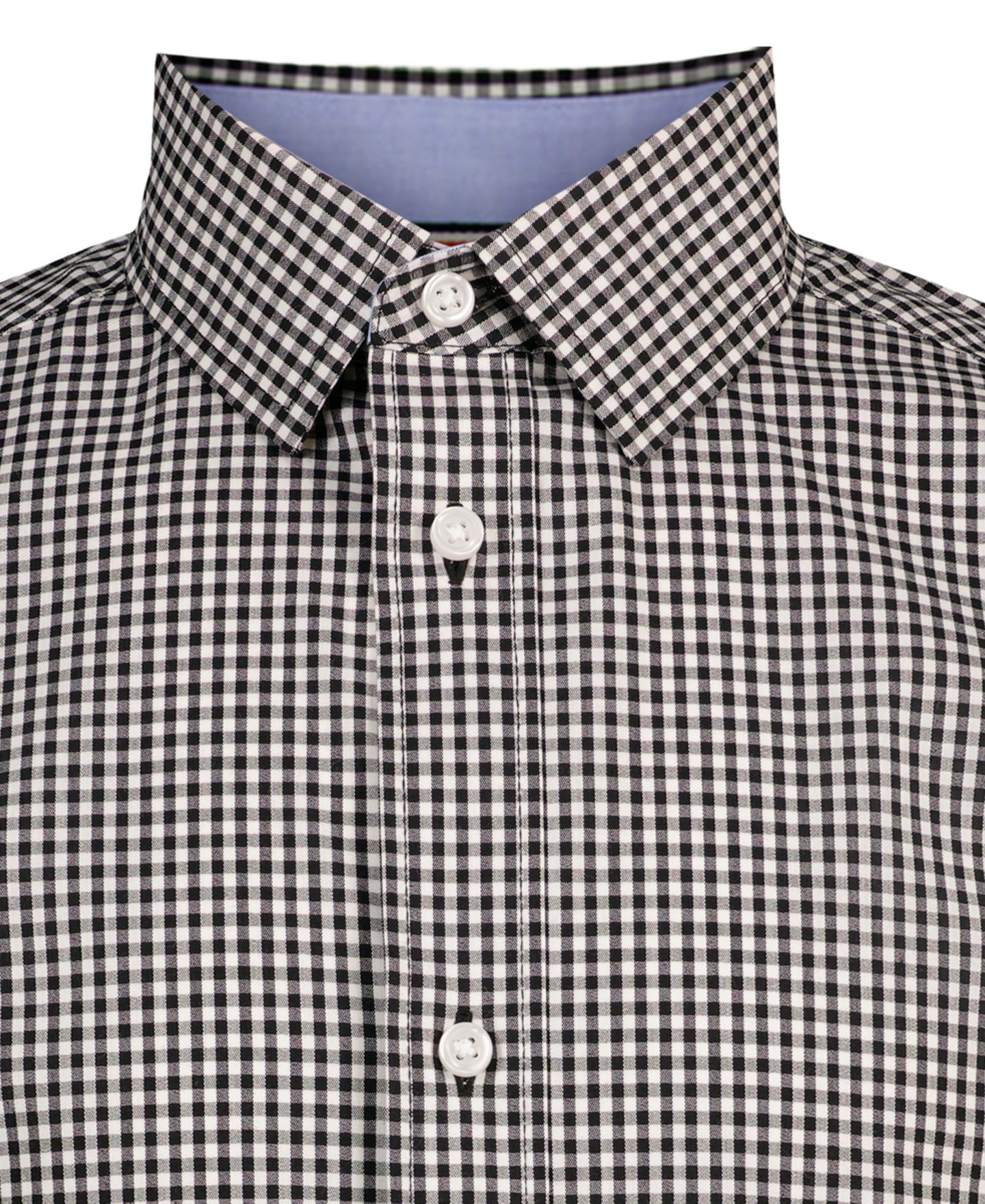 Рубашка Tommy Hilfiger Stretch Mini-Gingham Button-Up для мальчиков, цвет: Чёрный — фото 3
