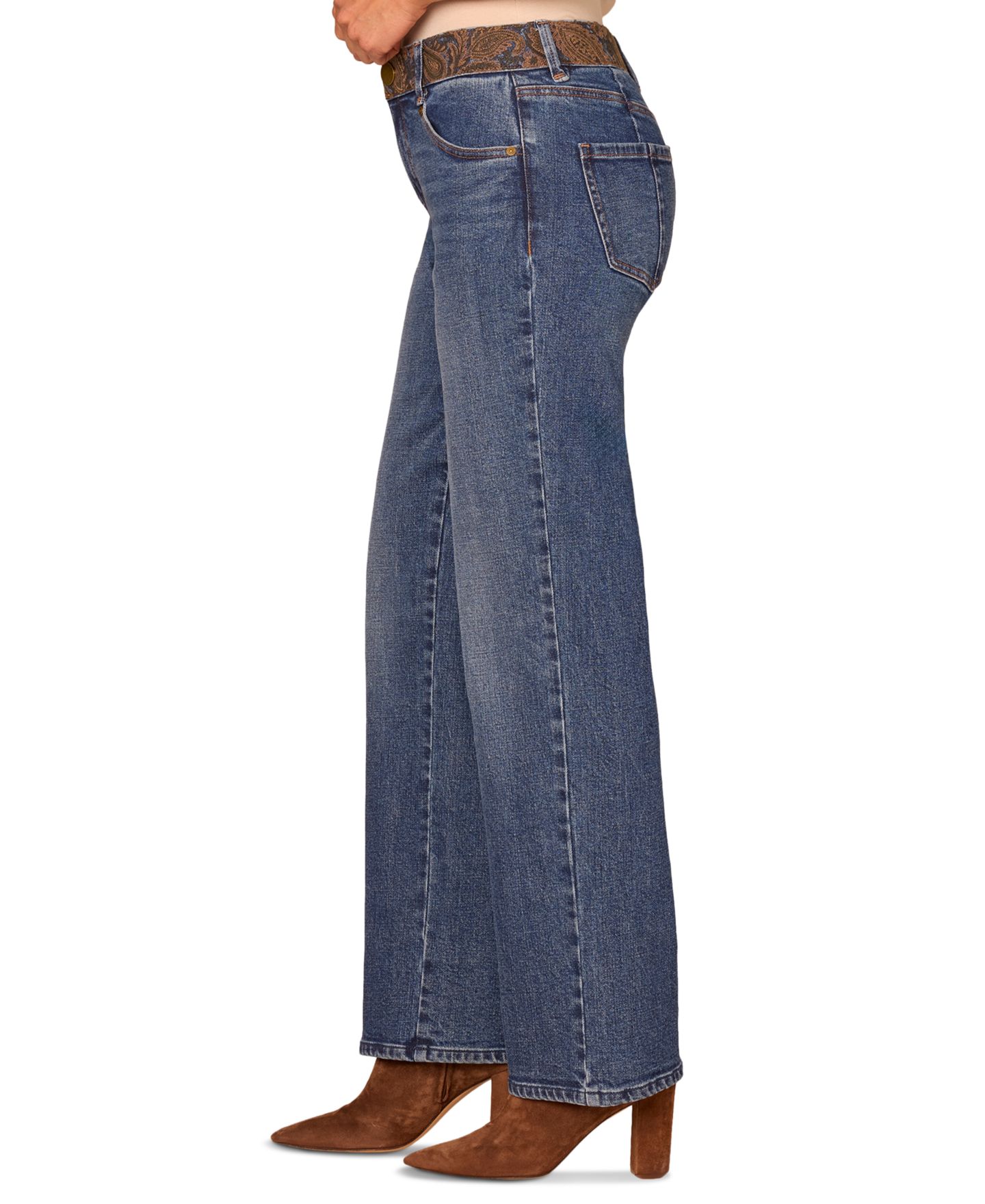 Женские джинсы Democracy Ab"solution® Mid-Rise Straight-Leg, цвет: Синий — фото 2