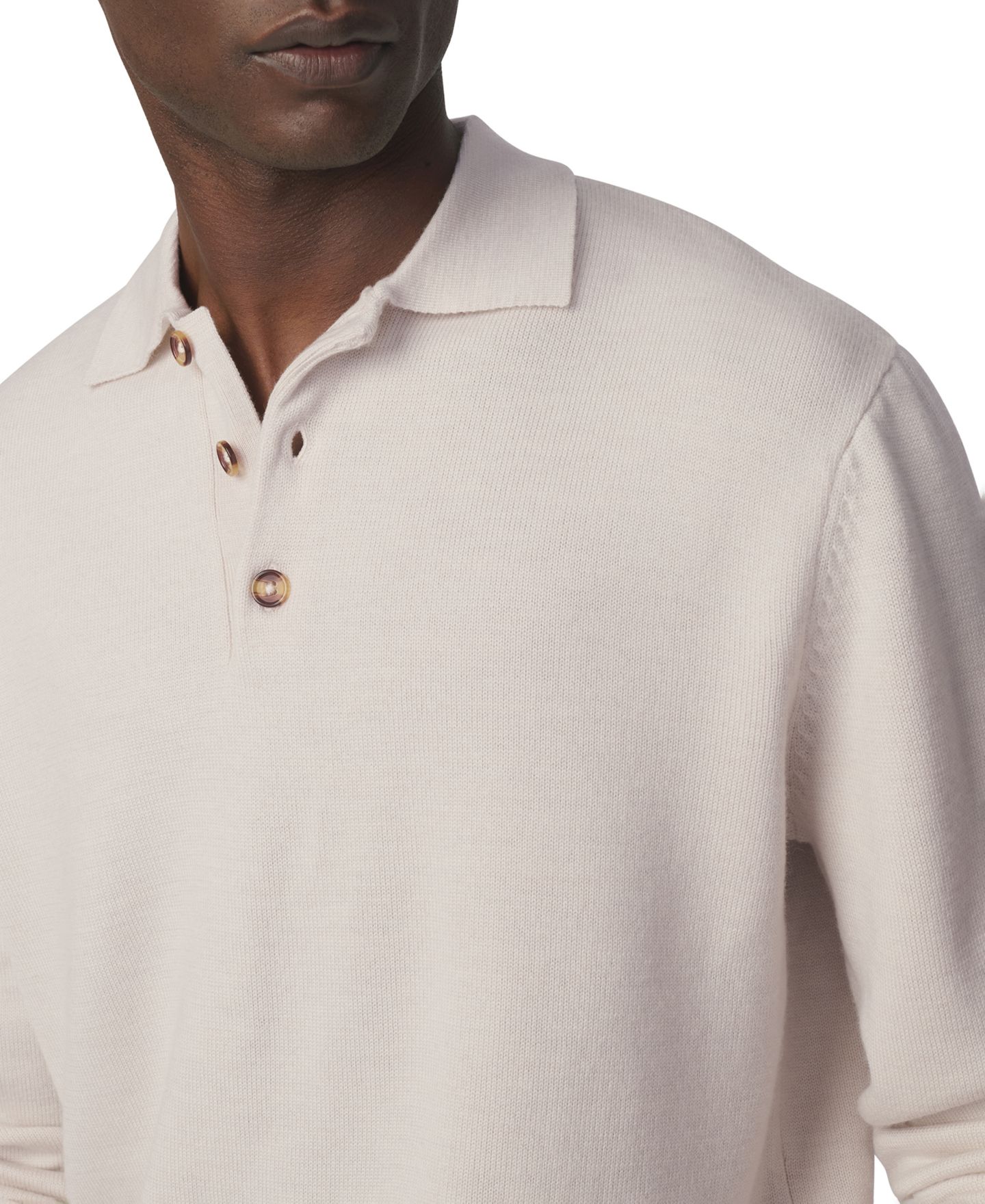 Мужской свитер Joe's Jeans Merino Wool Polo Regular-Fit, цвет: Ancient Scroll — фото 4