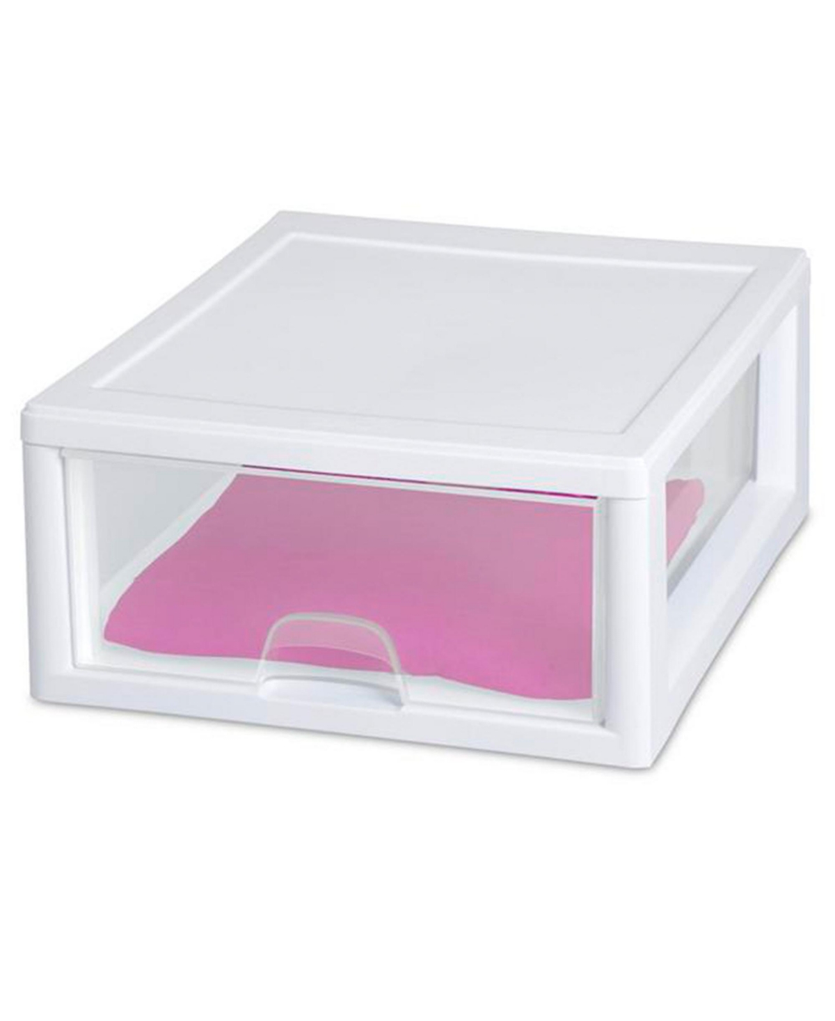 Sterilite 16 Quart Clear Plastic Stacking Storage Drawer Container Box