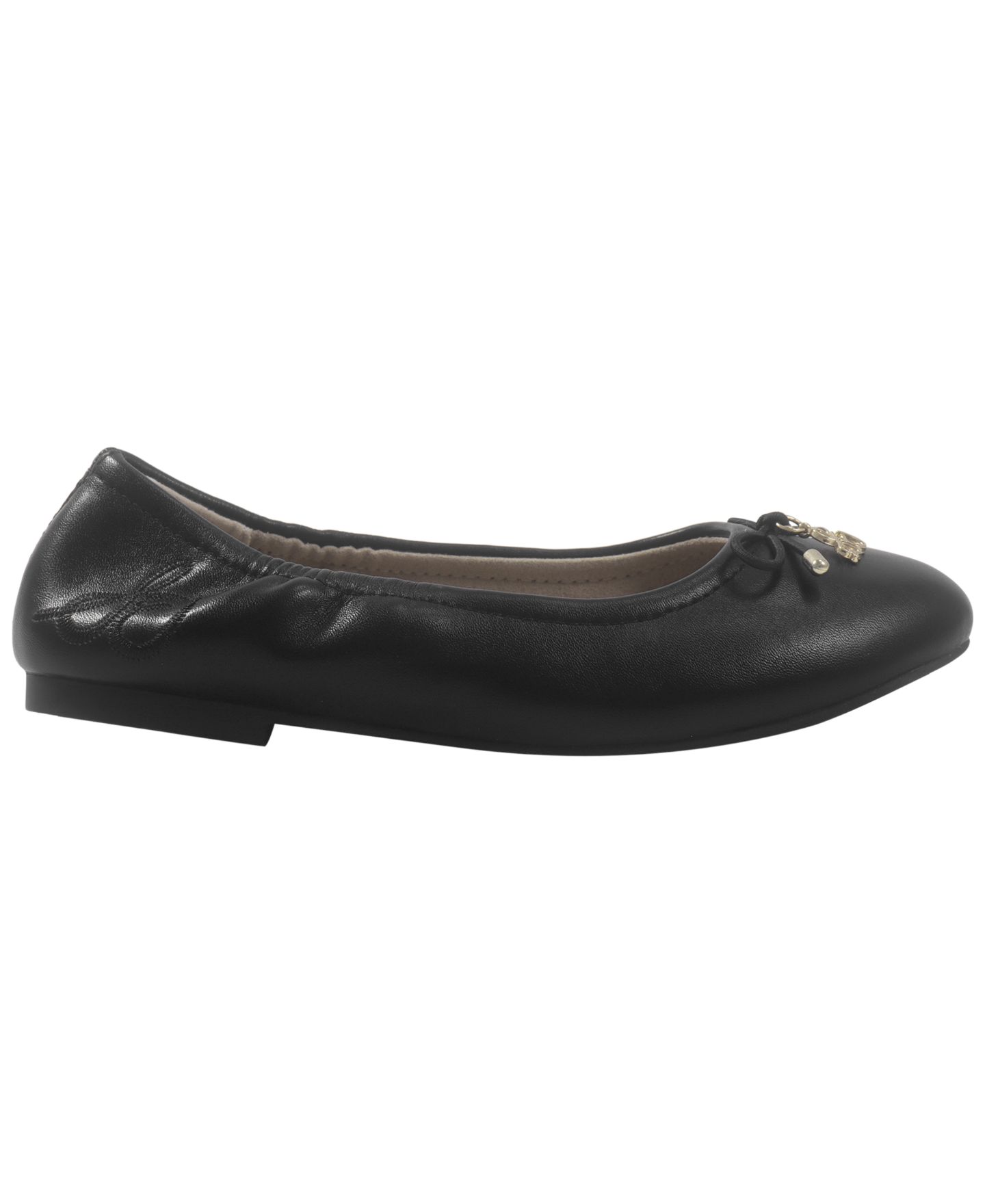 Балетки Sam Edelman Felicia Flex Round Toe Ballet Flats для девочек, цвет: Чёрный — фото 6