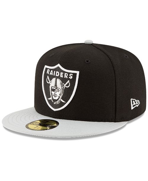 New Era Oakland Raiders Team Basic 59FIFTY Fitted Cap & Reviews ...