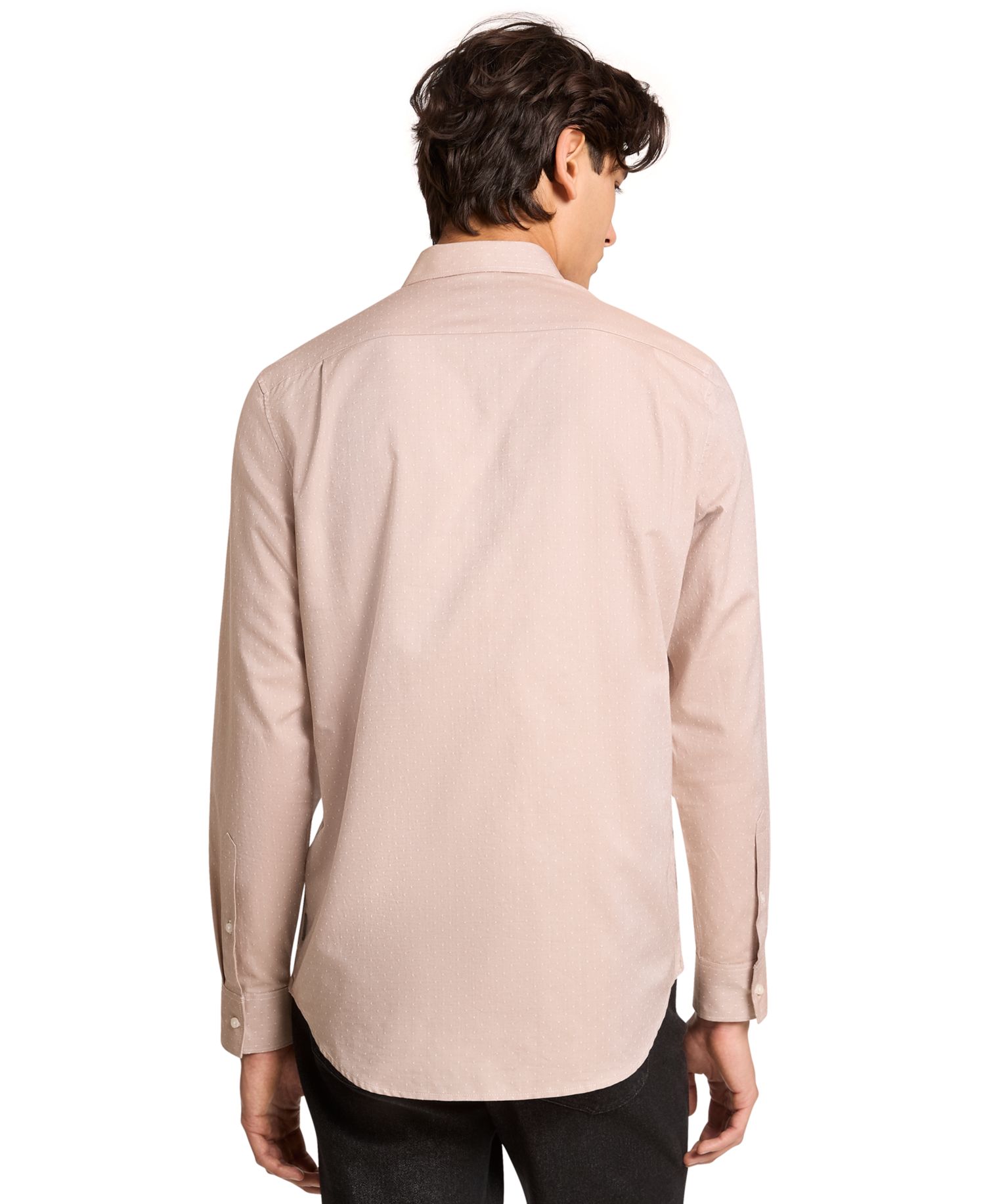 Men's Classic-Fit Dobby Printed Shirt