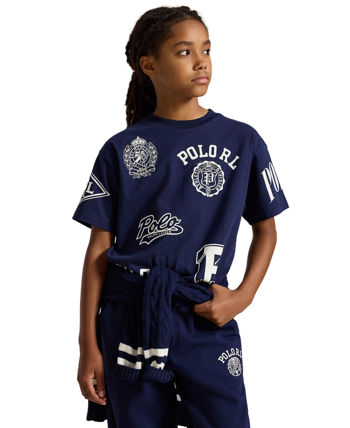 Polo Ralph Lauren Boys' 8-20 Big Fit Cotton Graphic T-Shirt