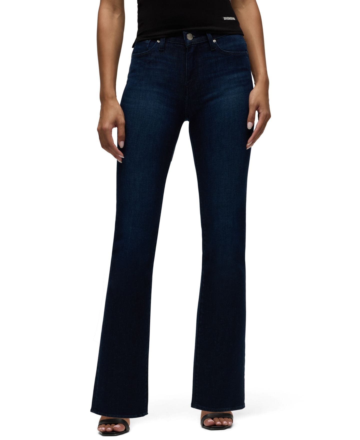 Женские джинсы Hudson Jeans Barbara High-Rise Stretch Denim Bootcut, цвет: Rescue — фото 1