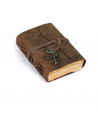 Handmade Buffalo Leather Journal Deckle Edge Paper Sketchbook Notebook Gift