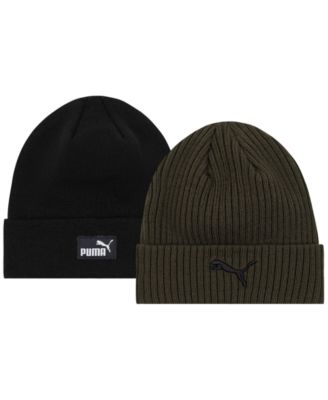 Men's Knit Winter Acrylic Beanie, 2-Pack