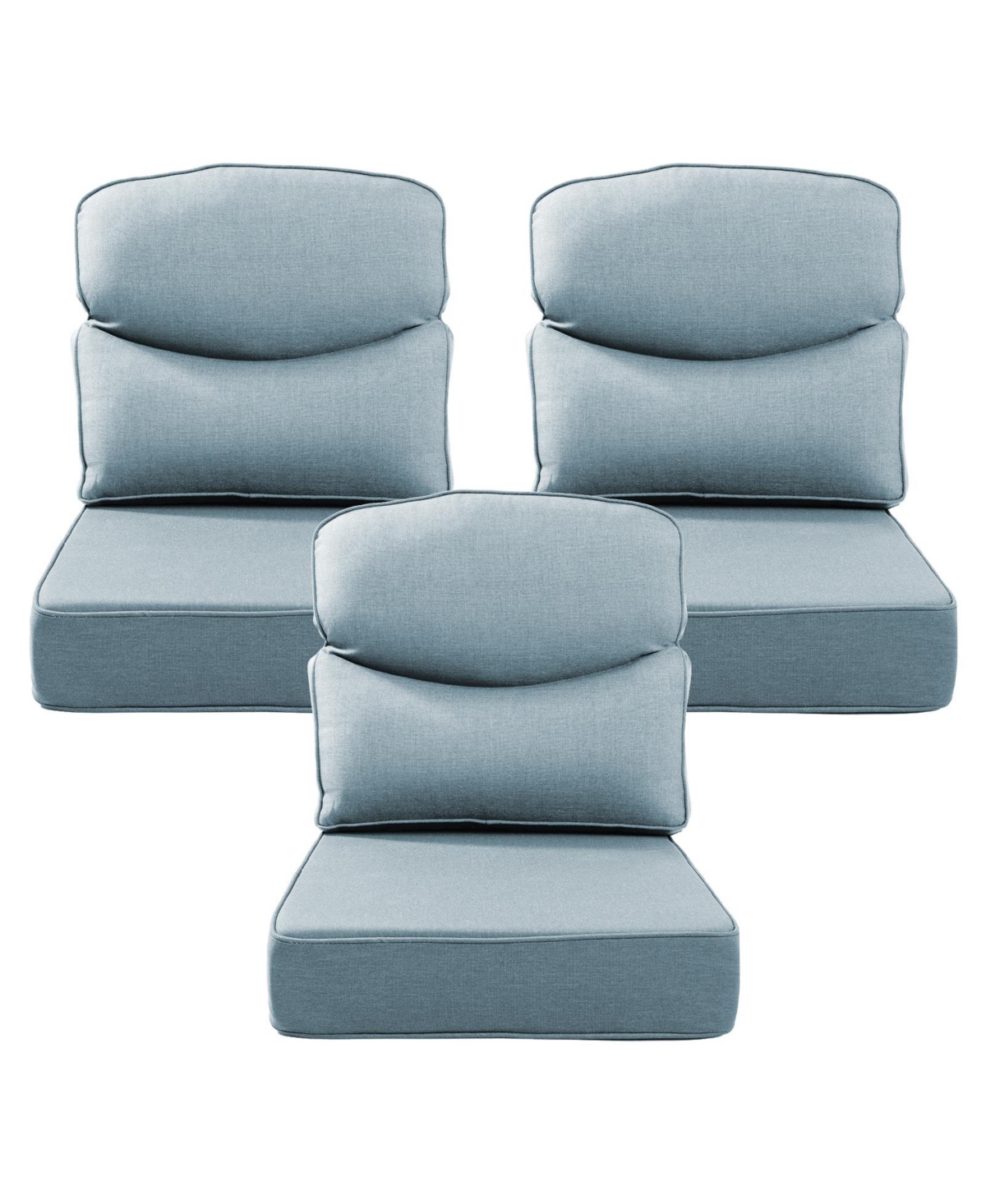 Bellefurn Luxury Smile 24x22x6 Outdoor Cushions