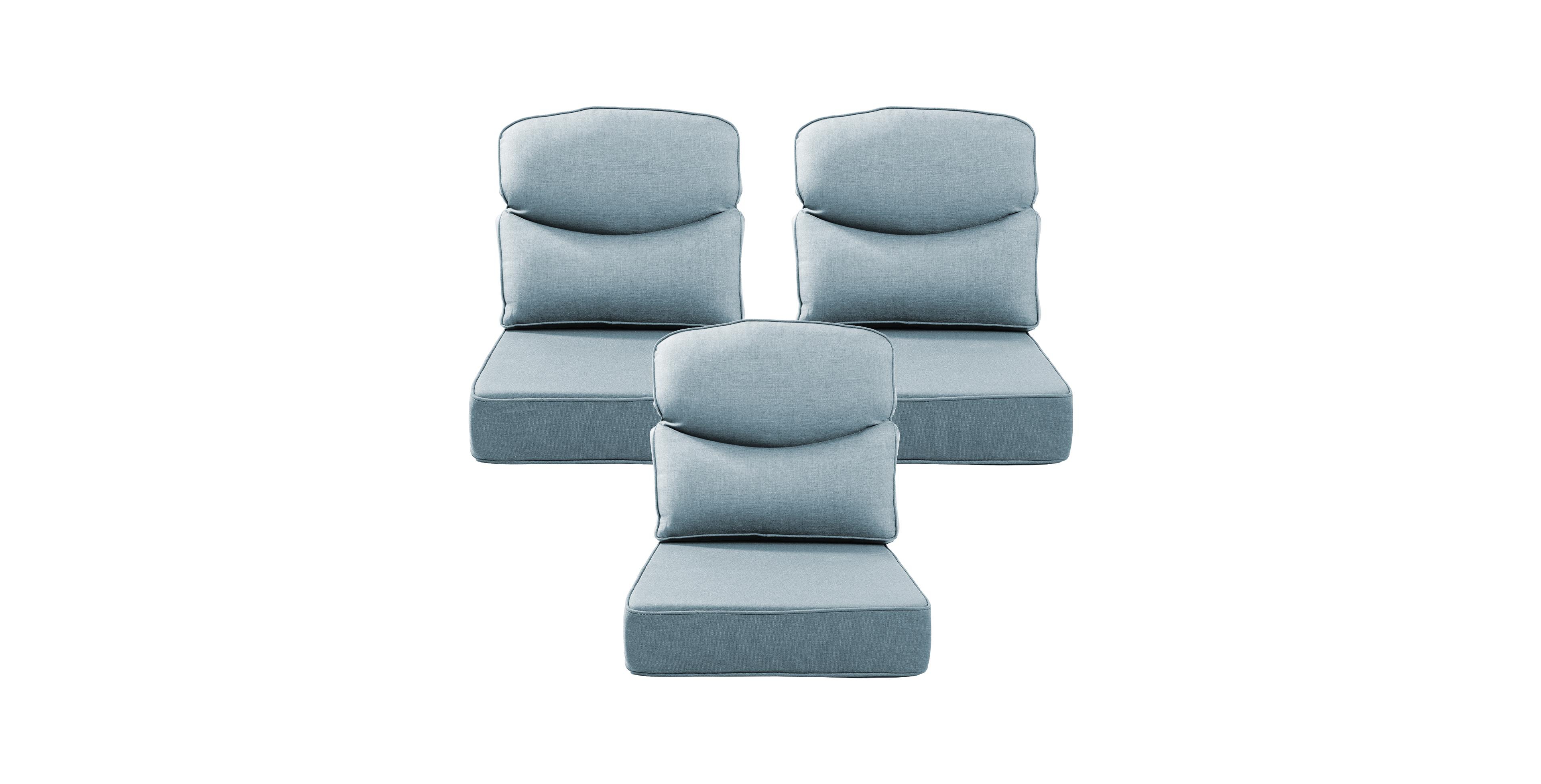 Bellefurn Luxury Smile 24x22x6 Outdoor Cushions