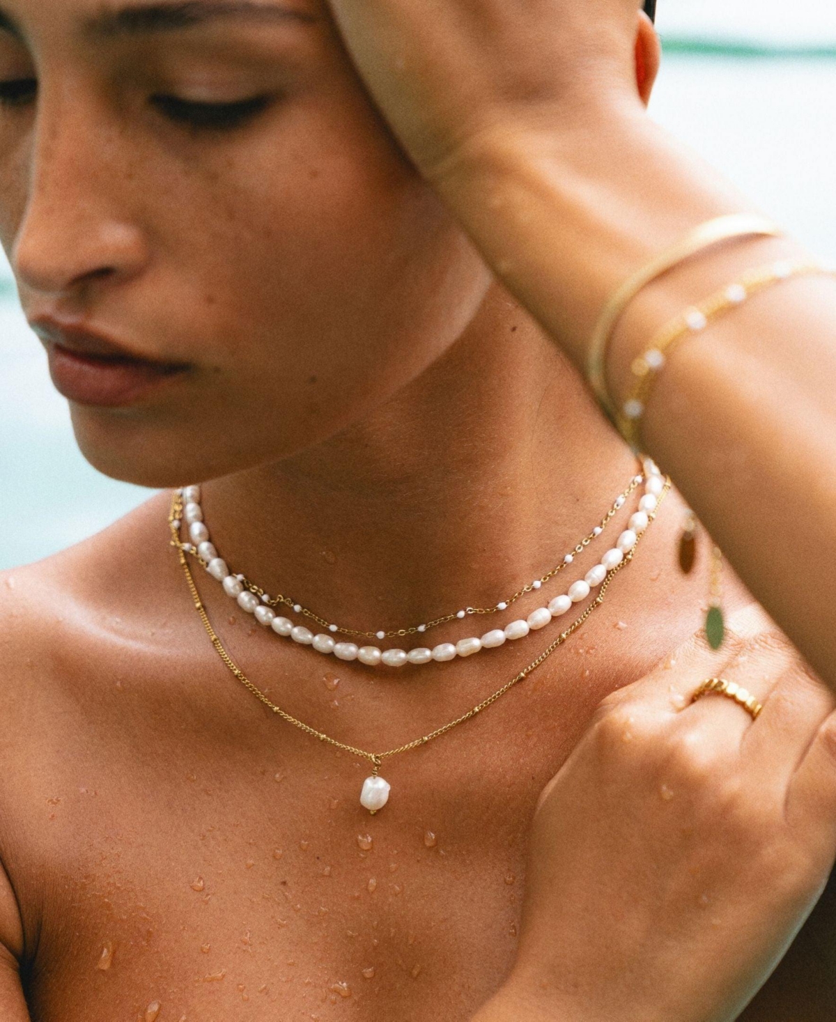 Atolea Freshwater Pearl Choker