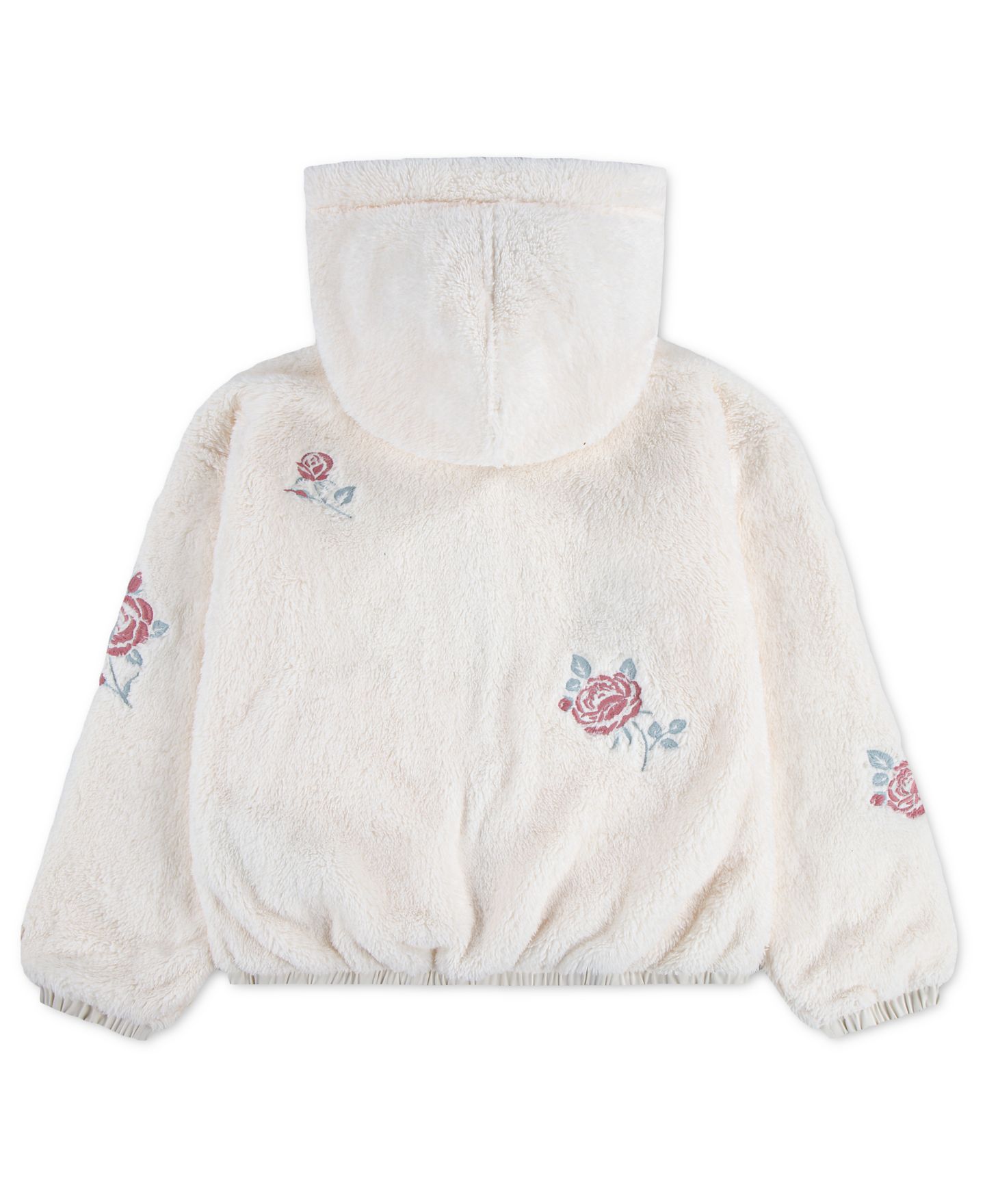 Детское худи abercrombie kids из шерпы на молнии, 5-16, цвет: Чёрный — фото 2