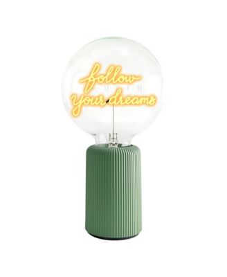 Bulb Follow Your Dreams Amber with Base Table Lamp Portable Pop Nomad