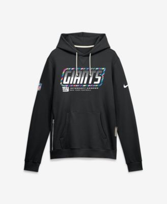 Men's Black New York Giants 2026 NFL Cruical Catch Sideline Dri-Fit Pullover Hoodie