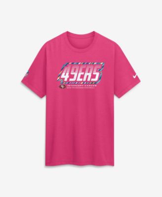 Men's Pink San Francisco 49ers 2026 NFL Cruical Catch Sideline Dri-Fit T-Shirt