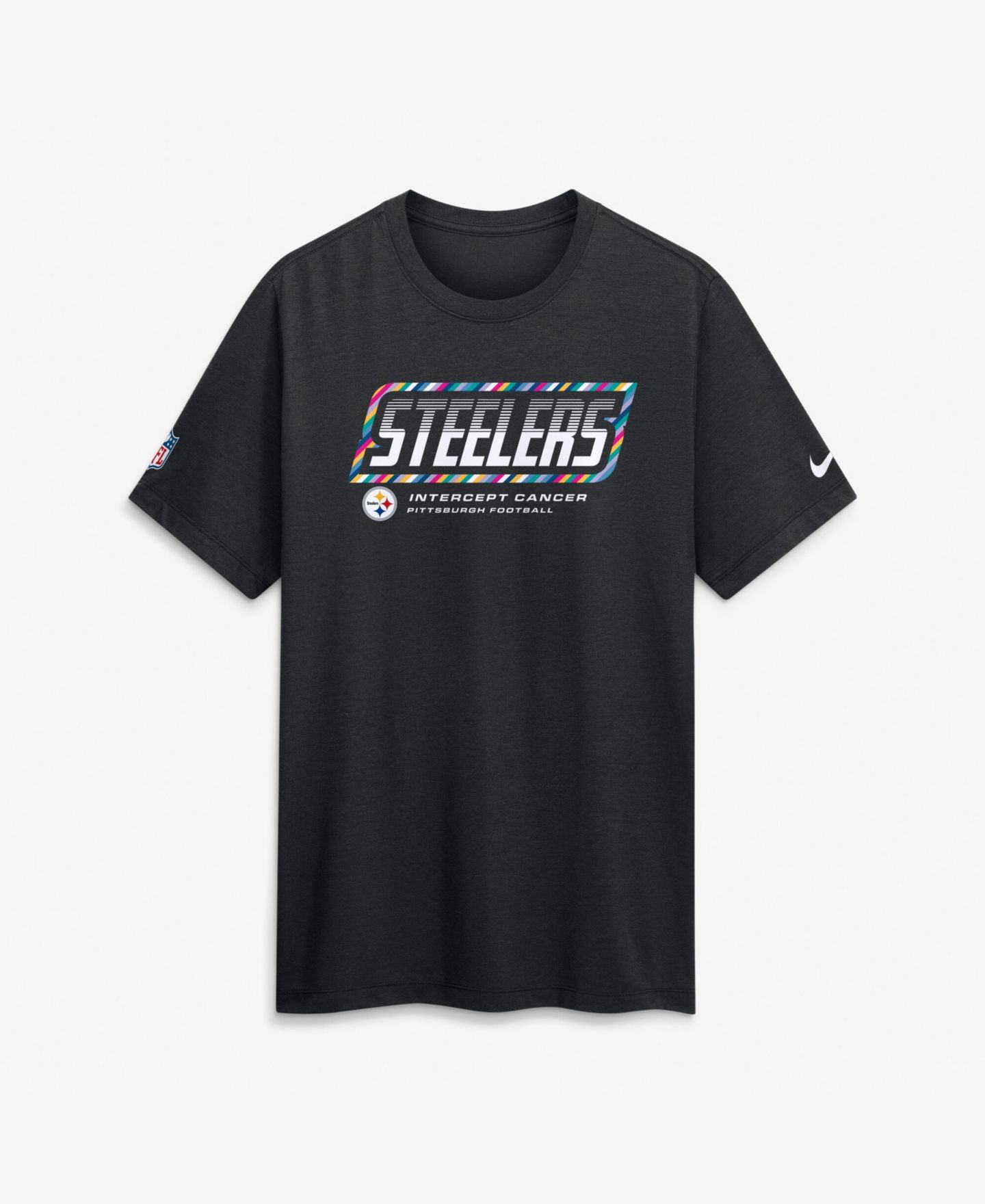 Мужская футболка Nike Black Pittsburgh Steelers 2026 NFL Cruical Catch Sideline Dri-Fit — фото 1