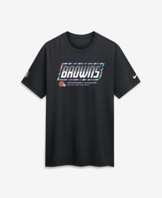 Men's Black Cleveland Browns 2026 NFL Cruical Catch Sideline Dri-Fit T-Shirt
