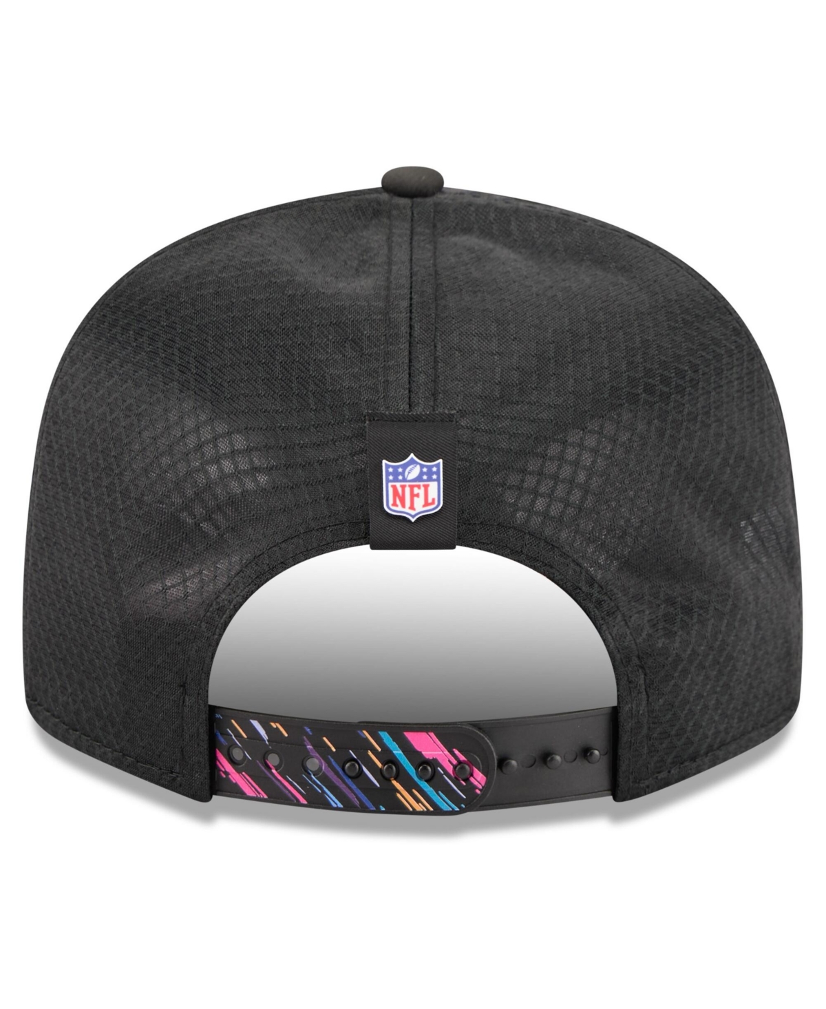 New Era Men's Black Carolina Panthers 2026 Nfl Cruical Catch 9SEVENTY Adjustable Trucker Hat