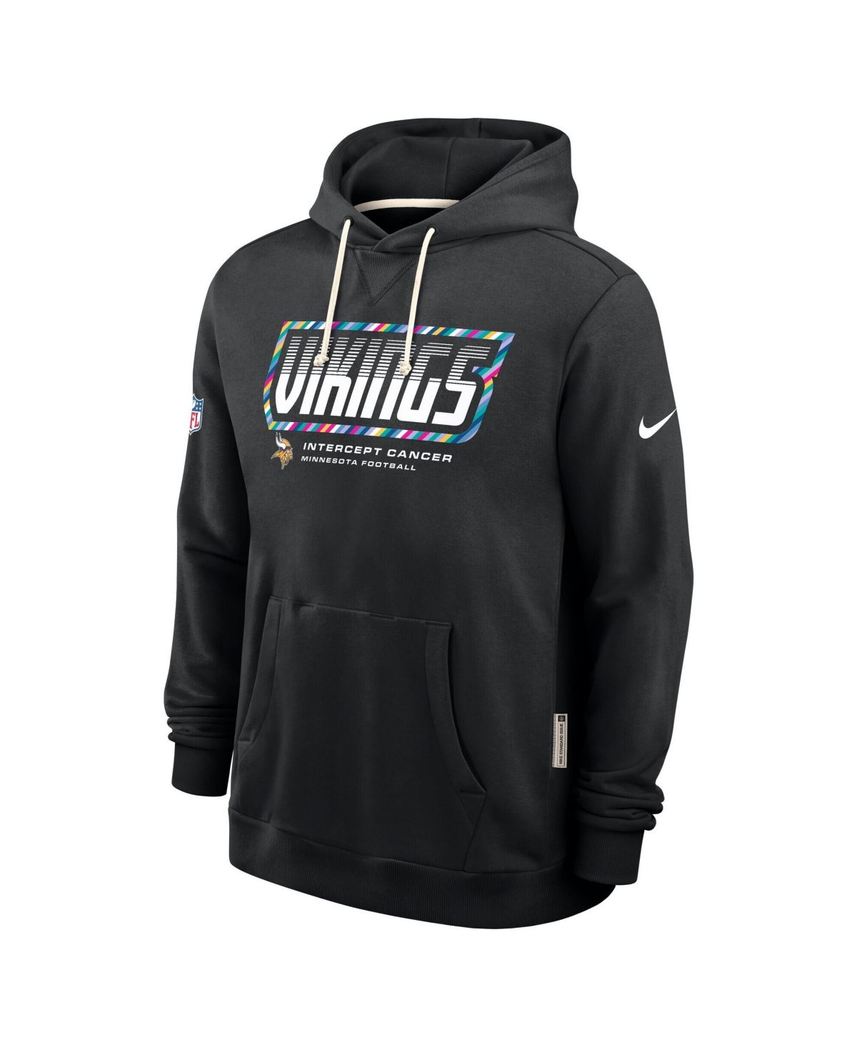 Nike Men's Black Minnesota Vikings 2026 Nfl Cruical Catch Sideline Dri-Fit Pullover Hoodie