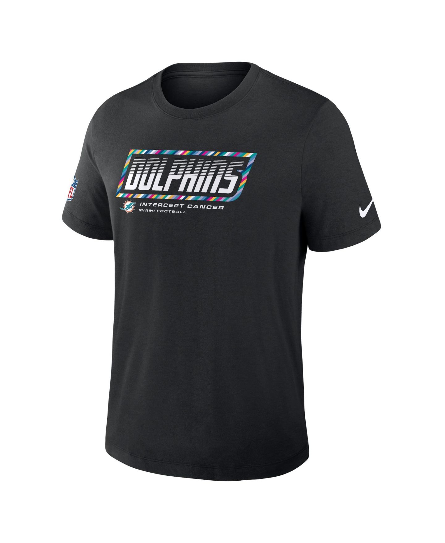 Мужская футболка Nike Black Miami Dolphins 2026 NFL Cruical Catch Sideline Dri-Fit — фото 4