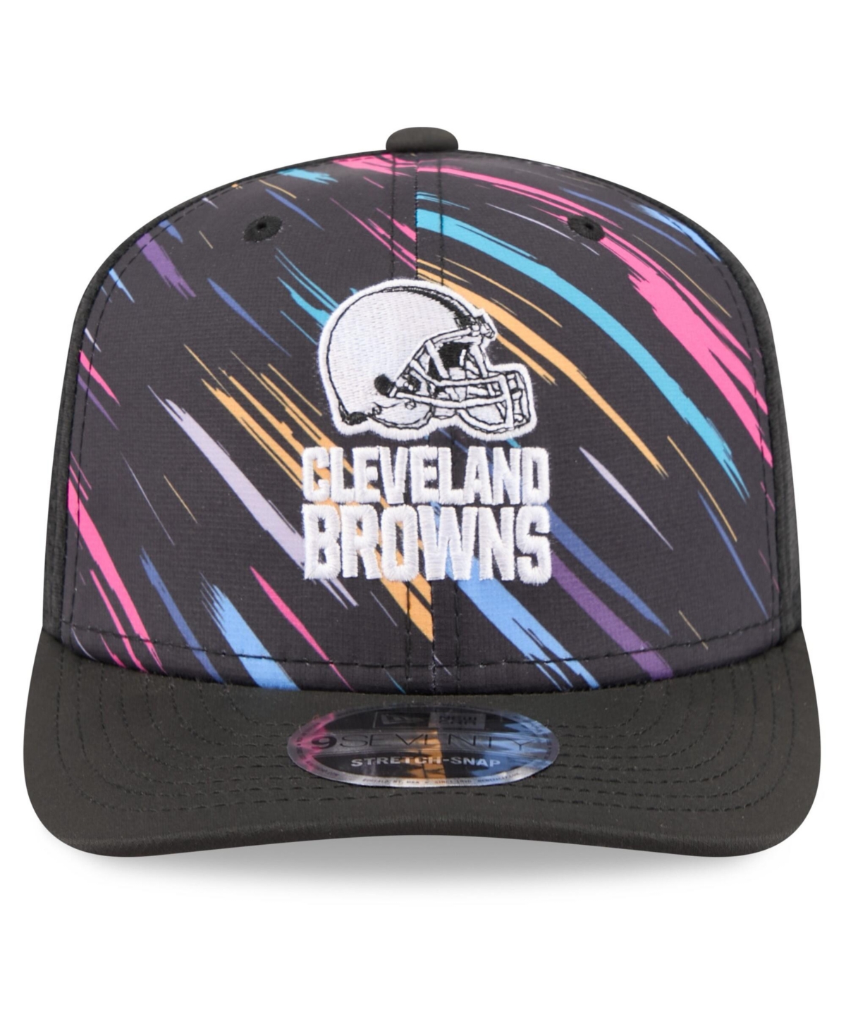 New Era Men's Black Cleveland Browns 2026 Nfl Cruical Catch 9SEVENTY Adjustable Trucker Hat