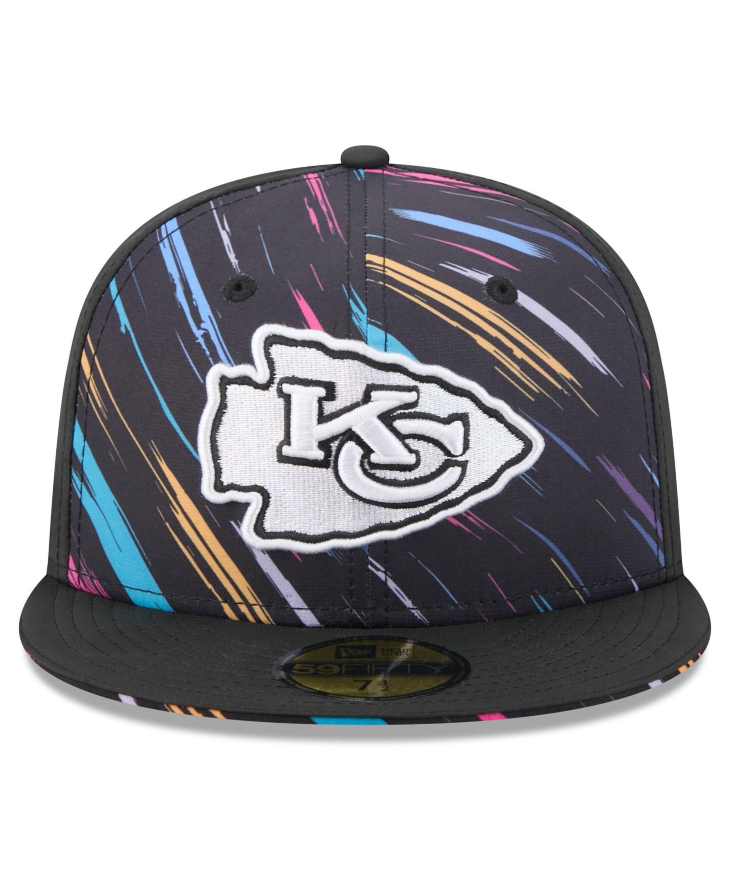 Мужская кепка New Era Black Kansas City Chiefs 2026 NFL Cruical Catch 59FIFTY Fitted Hat — фото 5