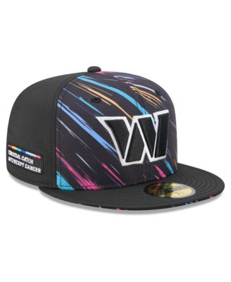 Men's Black Washington Commanders 2026 NFL Cruical Catch 59FIFTY Fitted Hat
