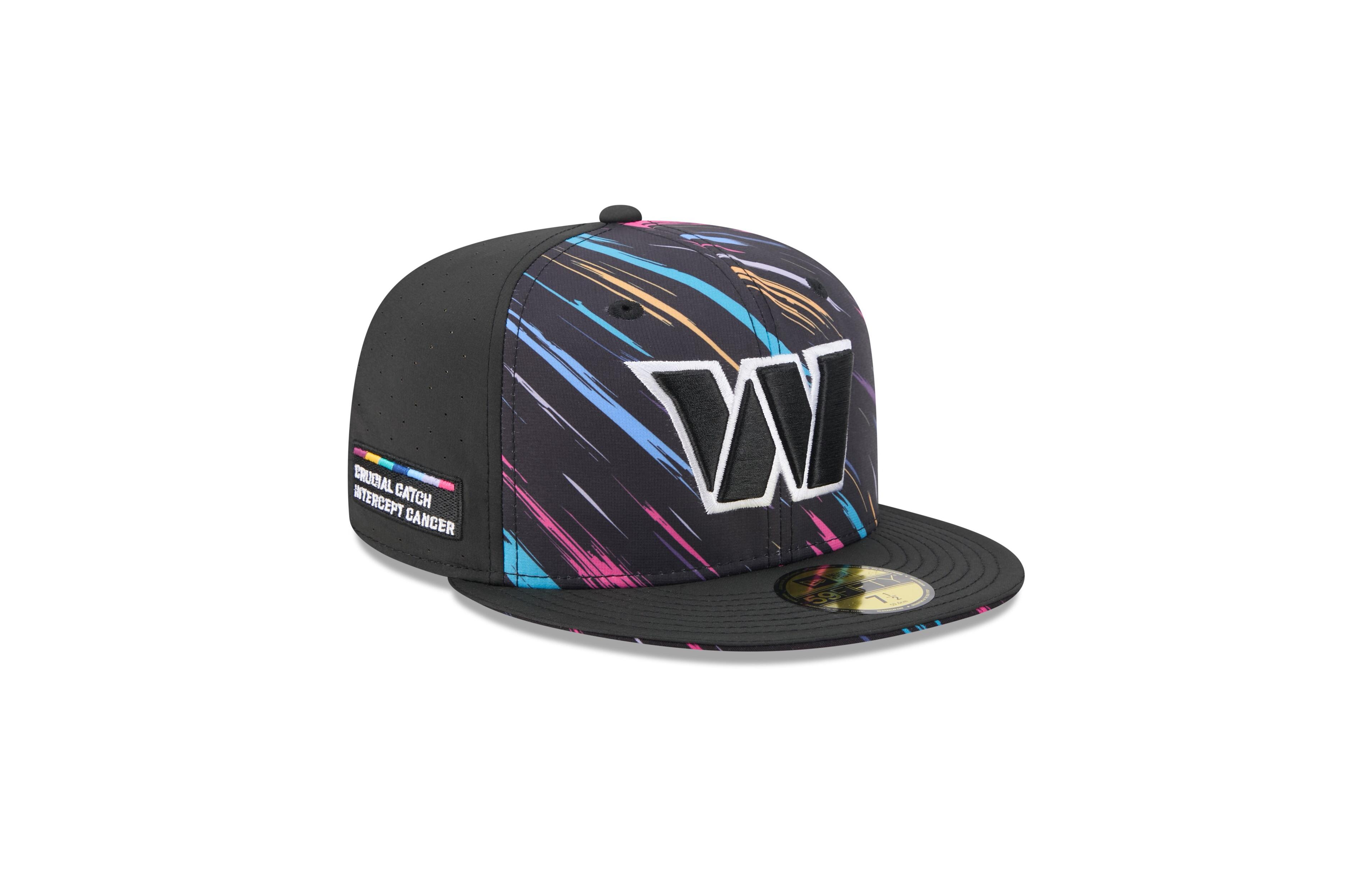 New Era Men's Black Washington Commanders 2026 Nfl Cruical Catch 59FIFTY Fitted Hat