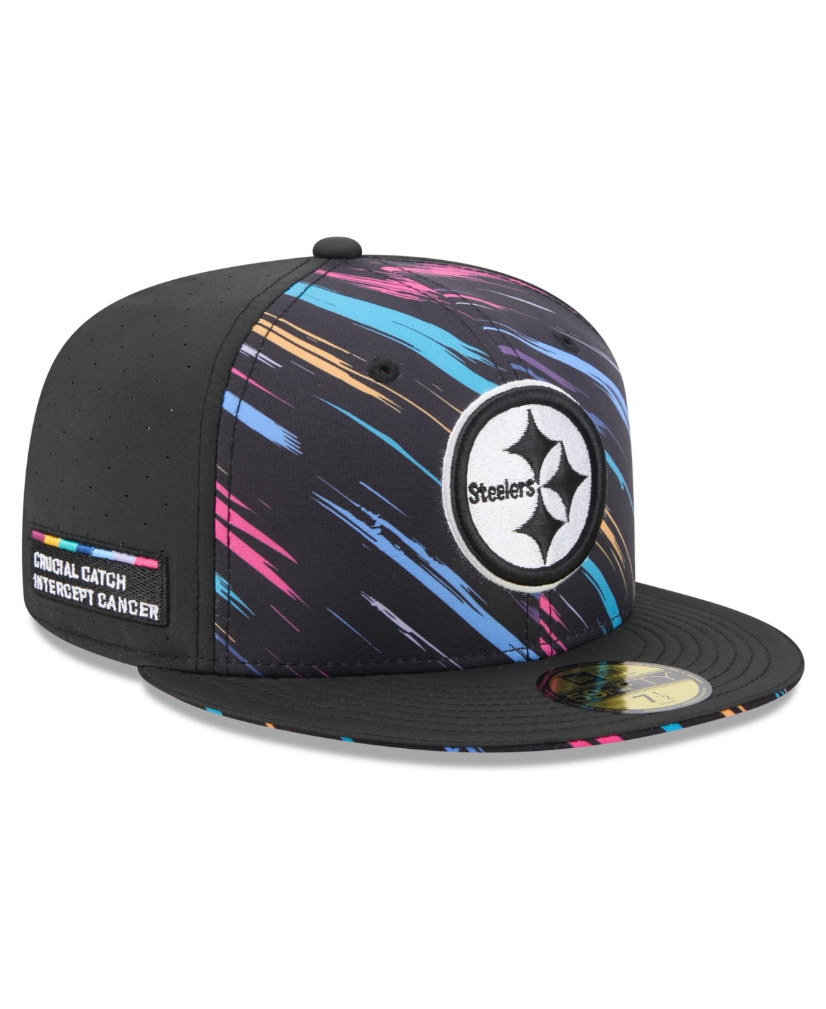 New Era Men's Black Pittsburgh Steelers 2026 Nfl Cruical Catch 59FIFTY Fitted Hat