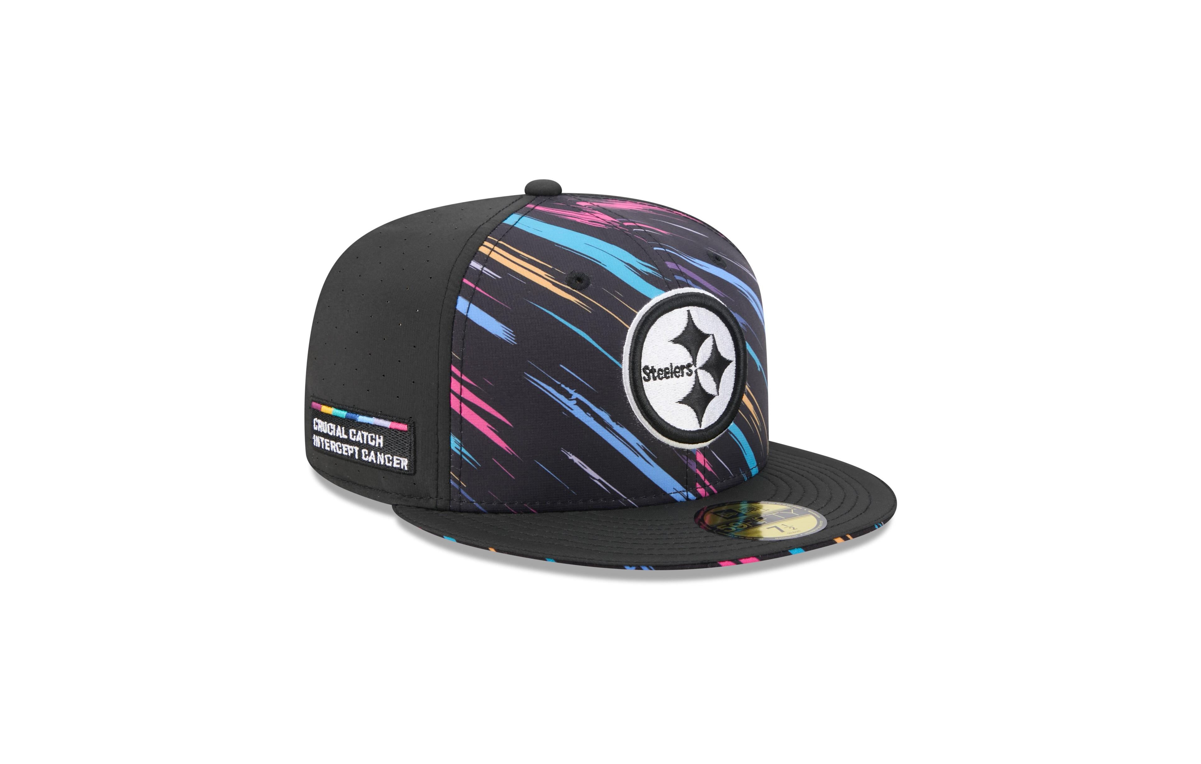 New Era Men's Black Pittsburgh Steelers 2026 Nfl Cruical Catch 59FIFTY Fitted Hat
