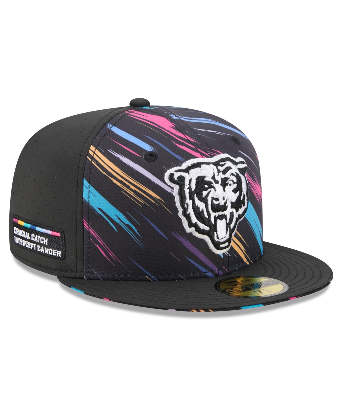 New Era Men's Black Chicago Bears 2026 Nfl Cruical Catch 59FIFTY Fitted Hat - Black