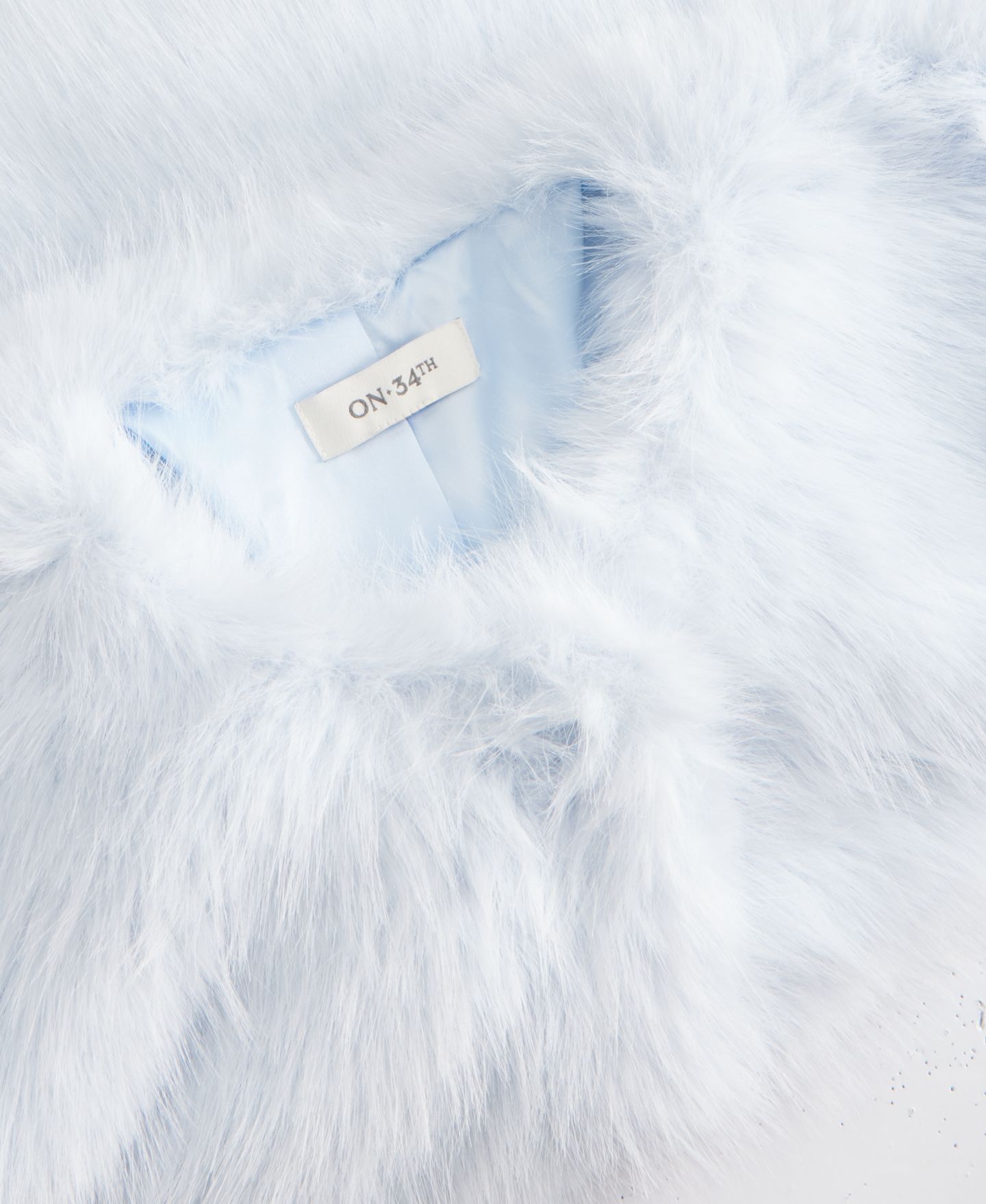 Женская куртка On 34th Cropped Faux Fur Completer, цвет: Бриллиантовый синий — фото 4