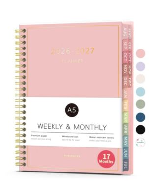 17 Month Academic Planner Weekly Monthly Calendar For School Students Teachers