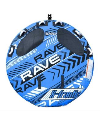 X-Frantic 2.0 68" PVC 3-Rider Quick Connect Towable Tube, 510 lbs. Capacity, Ages 12+