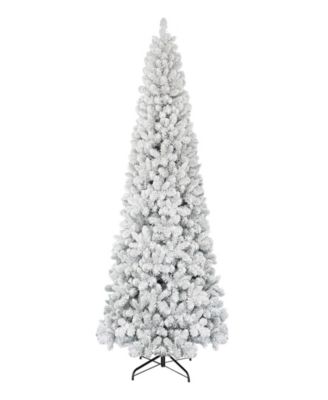 Flocked Virginia Pine Christmas Tree Collection