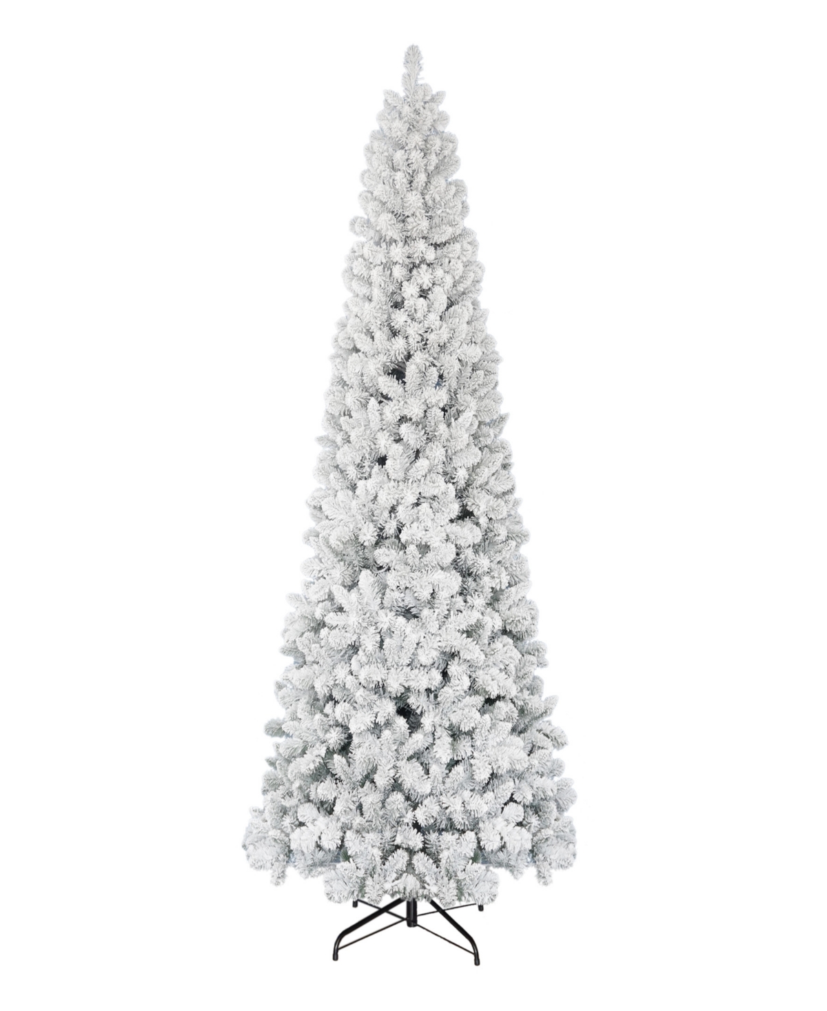 Puleo International 9' Flocked Virginia Pine Christmas Tree