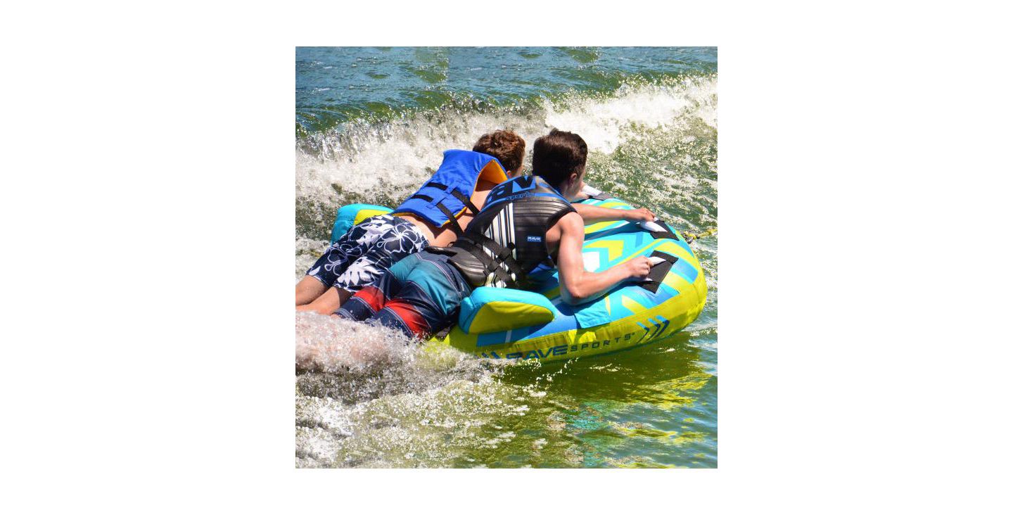 Детская игрушка RAVE Cutter 2-Rider Tapered Inflatable Towable Tube, Ages 12+ — фото 2