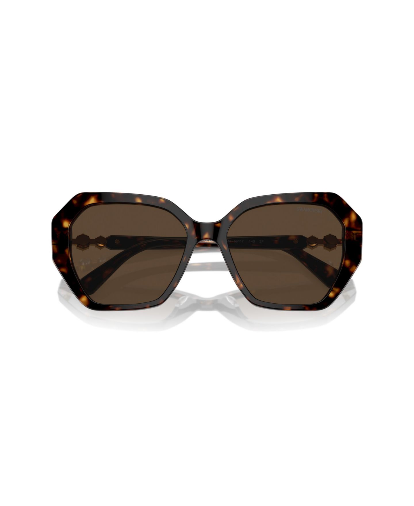 Женские солнцезащитные очки Swarovski Constella Photochromic Strass SK6017, цвет: Тёмный гавана — фото 4