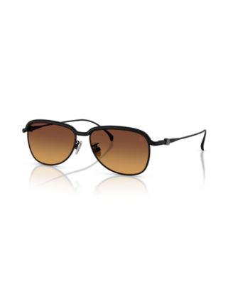 Aviator Titanium-Frame Gradient Unisex Sunglasses ME4021TD