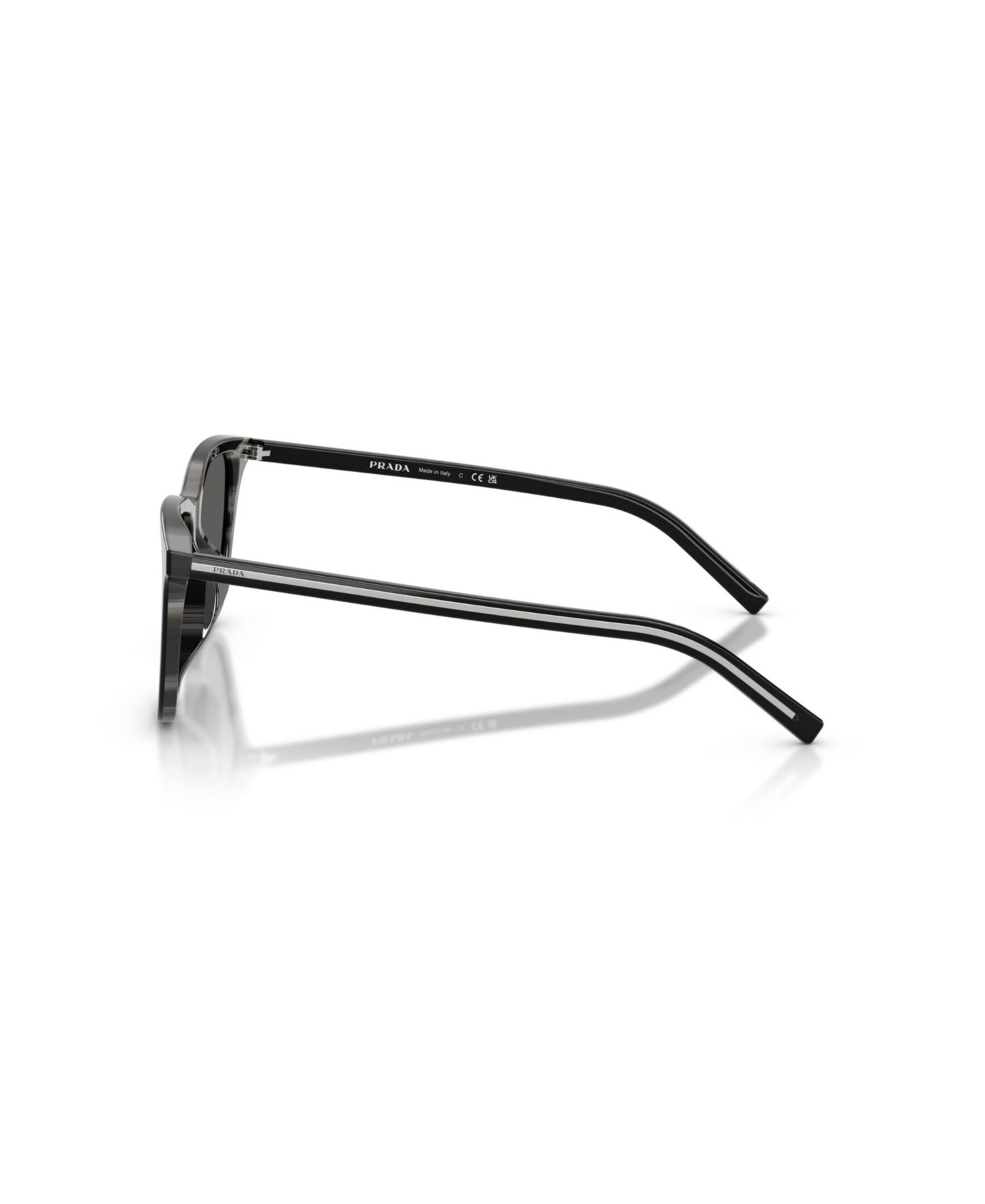 Женские солнцезащитные очки Prada Square Sunglasses PR D18SD, цвет: Чёрный — фото 2