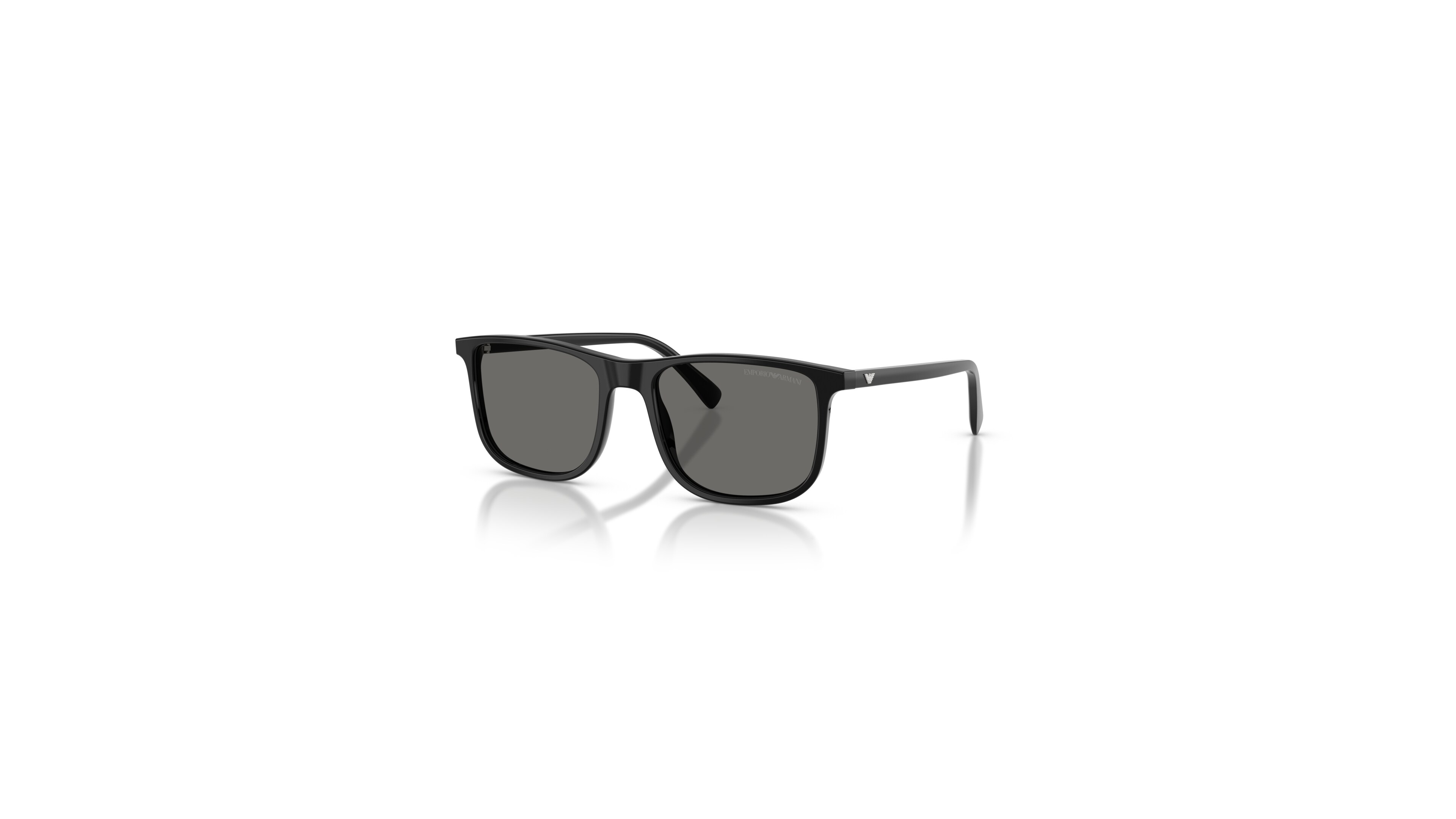 Emporio Armani Square Sunglasses for Round Face, EA4280