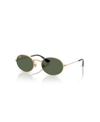 Kids' RB9645S Oval Metal Sunglasses with Adjustable Nose Pads