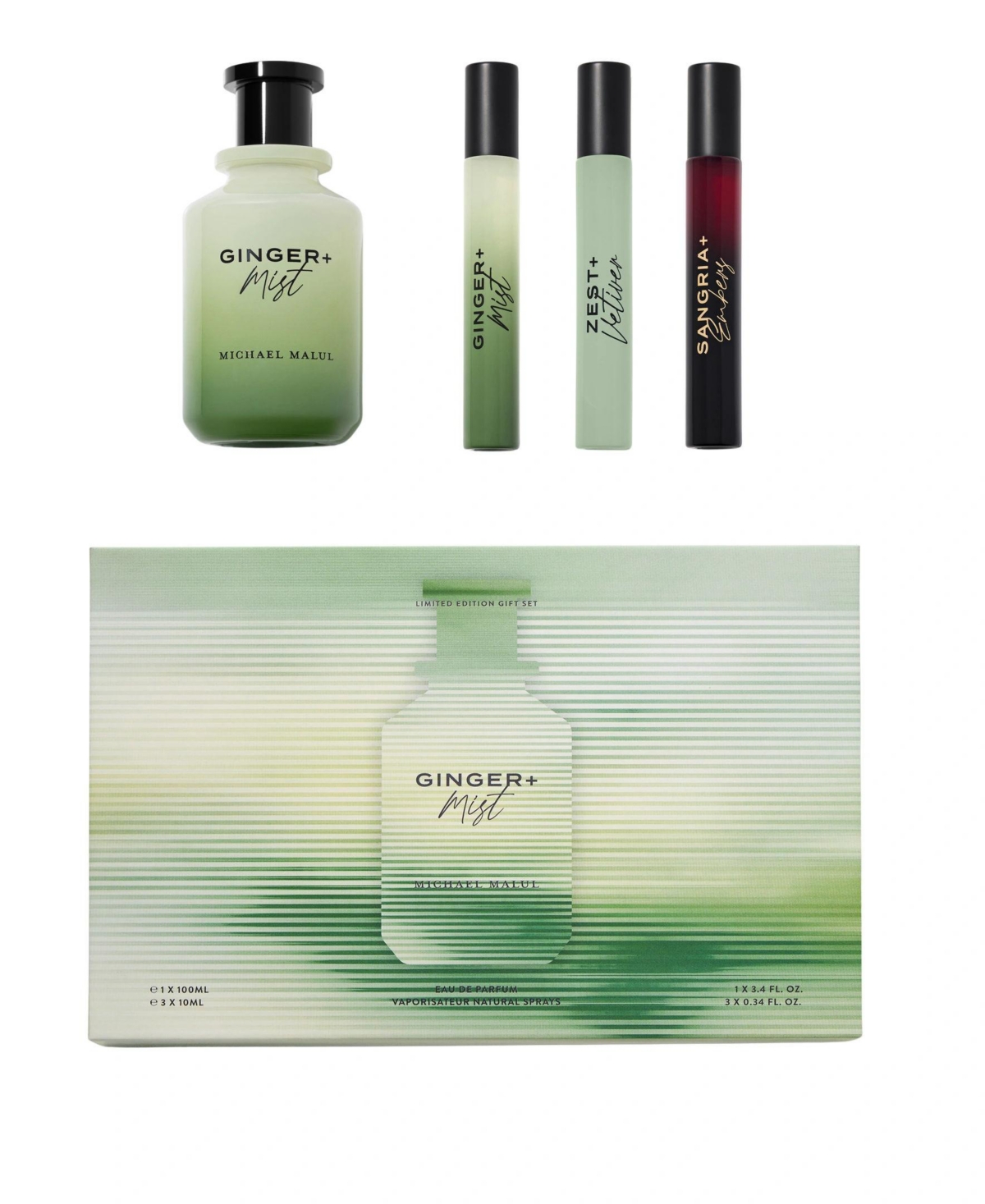 Michael Malul Ginger and Mist Eau de Parfum Gift Set
