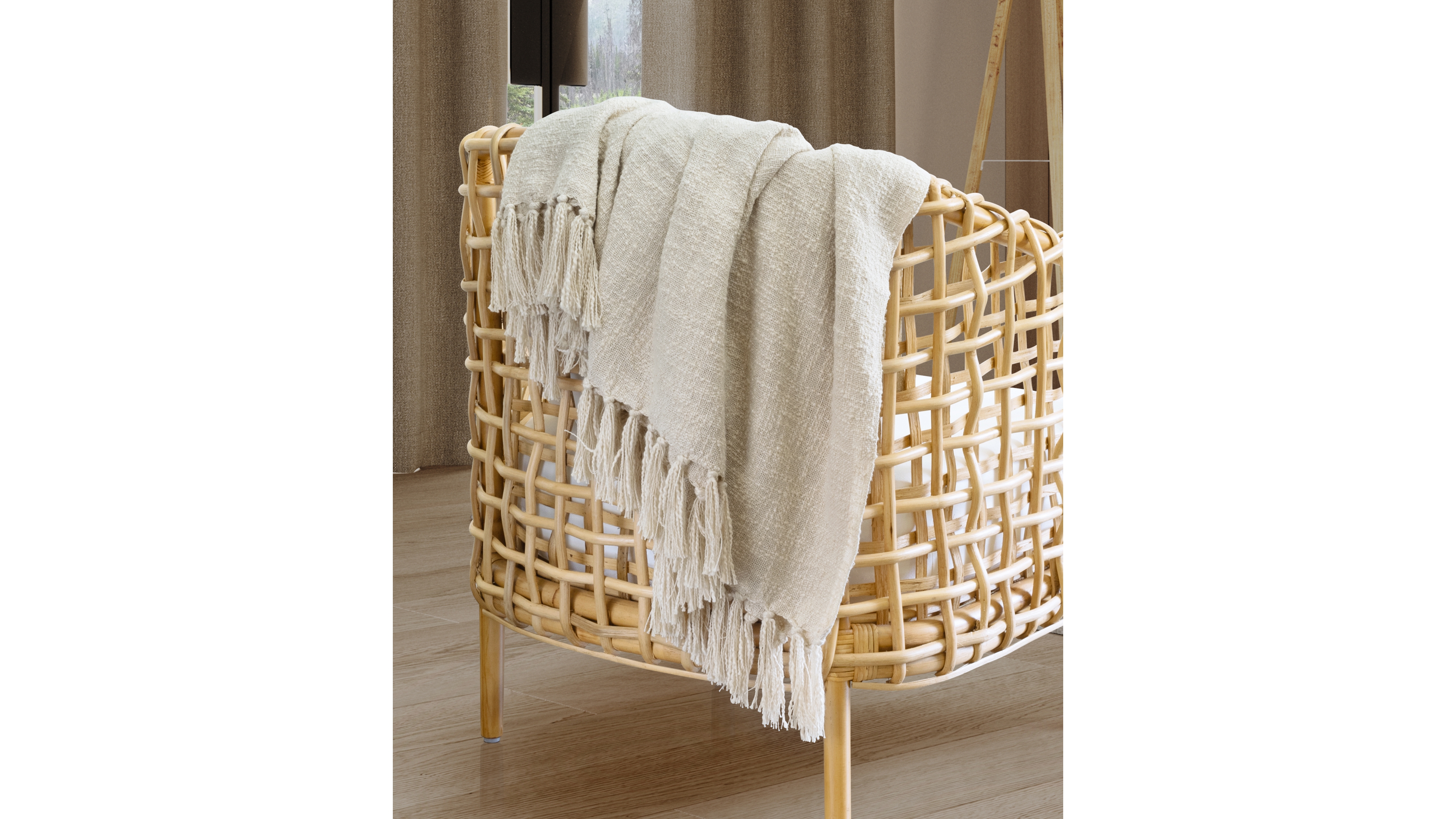 Indigo Road by Egypt Sherrod Olema Loose Weave Throw, 50" x 60"