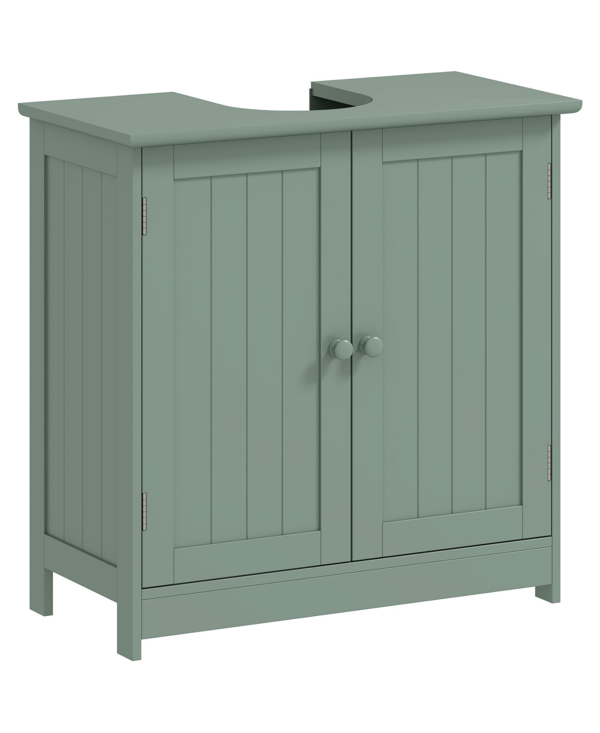 Phying Under Sink Bathroom Vanity Cabinet 2 Door Storage Organizer with Adjustable Shelf Modern Freestanding Space Saving Cabinet for Bathroom