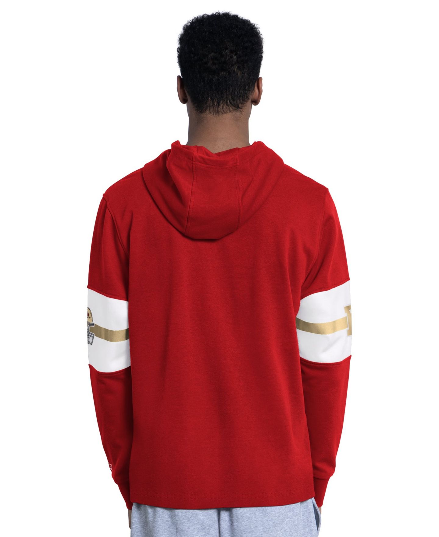 Мужское худи Starter Scarlet San Francisco 49ers Fullback Jersey — фото 2