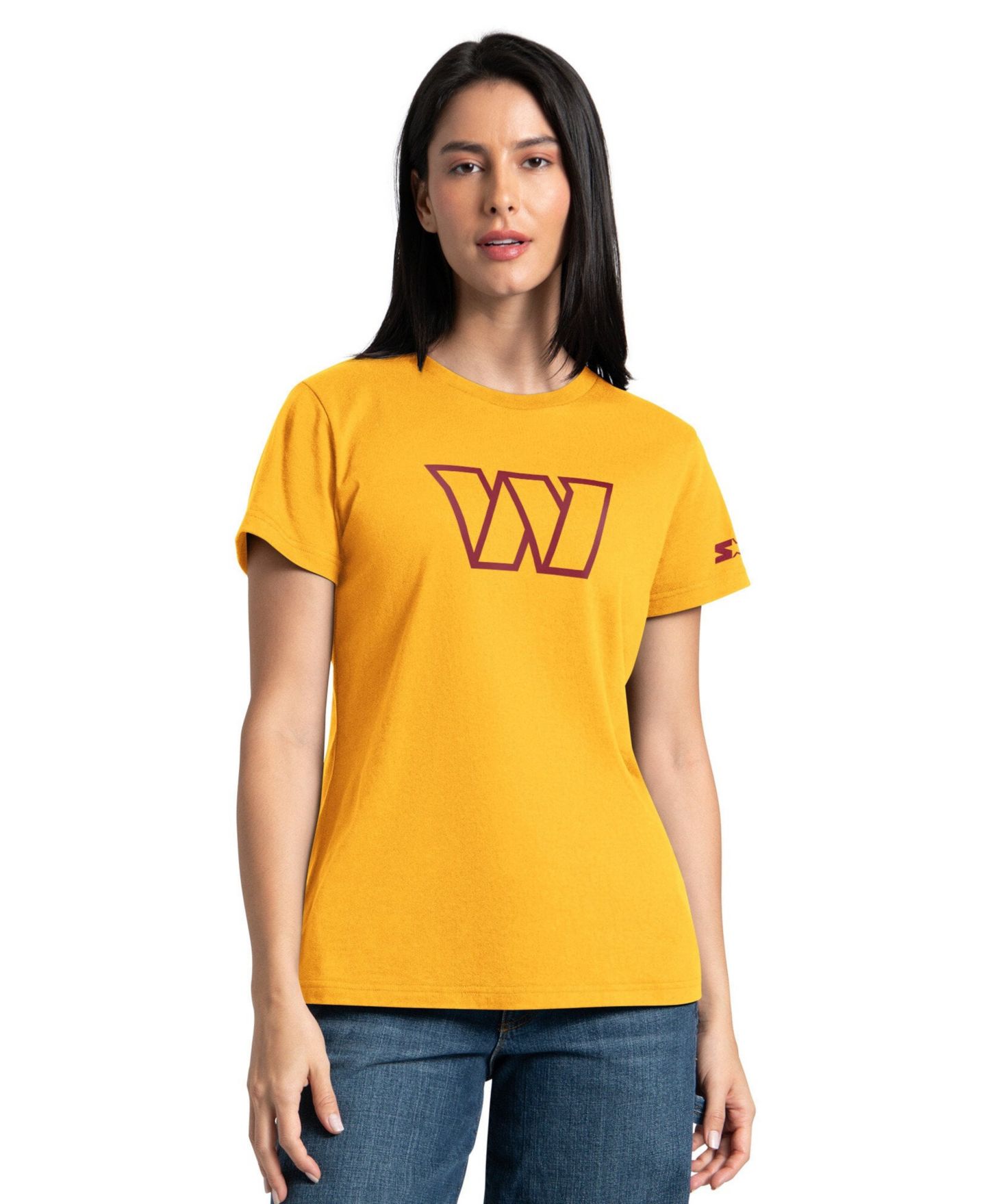 Женские худи Starter Gold/Burgundy Washington Commanders & T-Shirt Combo Pack — фото 2